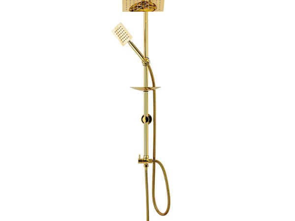 علم دوش استیل آذر طلایی